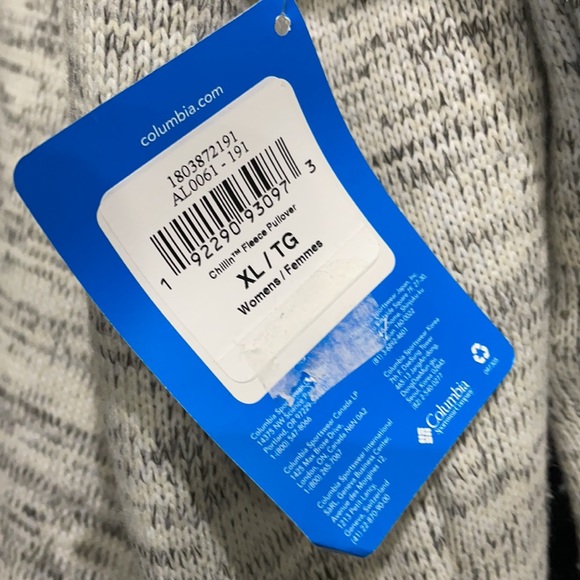 Columbia Women’s chillin fleece pullover size XL Box B - Picture 3 of 8